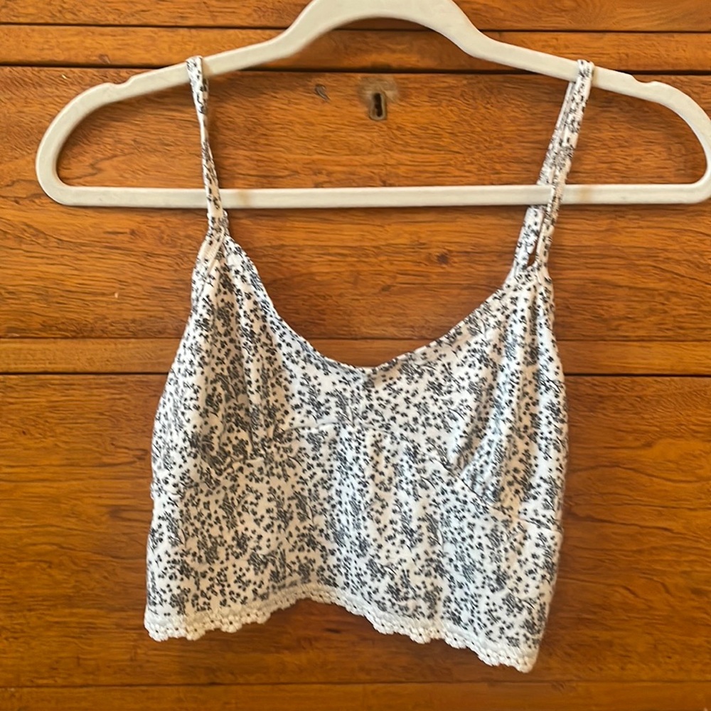 Floral Cropped Tank